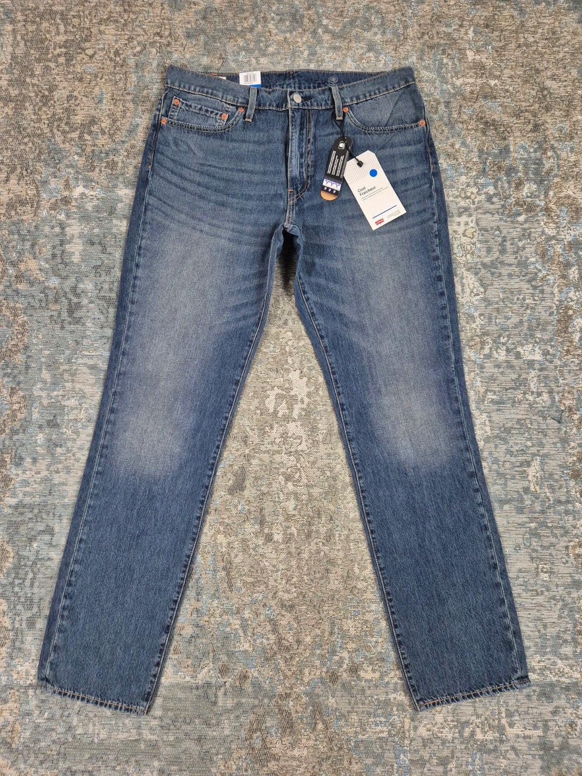Levi's 511 W36 L34 NIEUW Slim STRETCH Bronno3634 Blauw Cool, W36 - W38 (confectie 52/54), Blauw, Levi Strauss Nederland, Nieuw