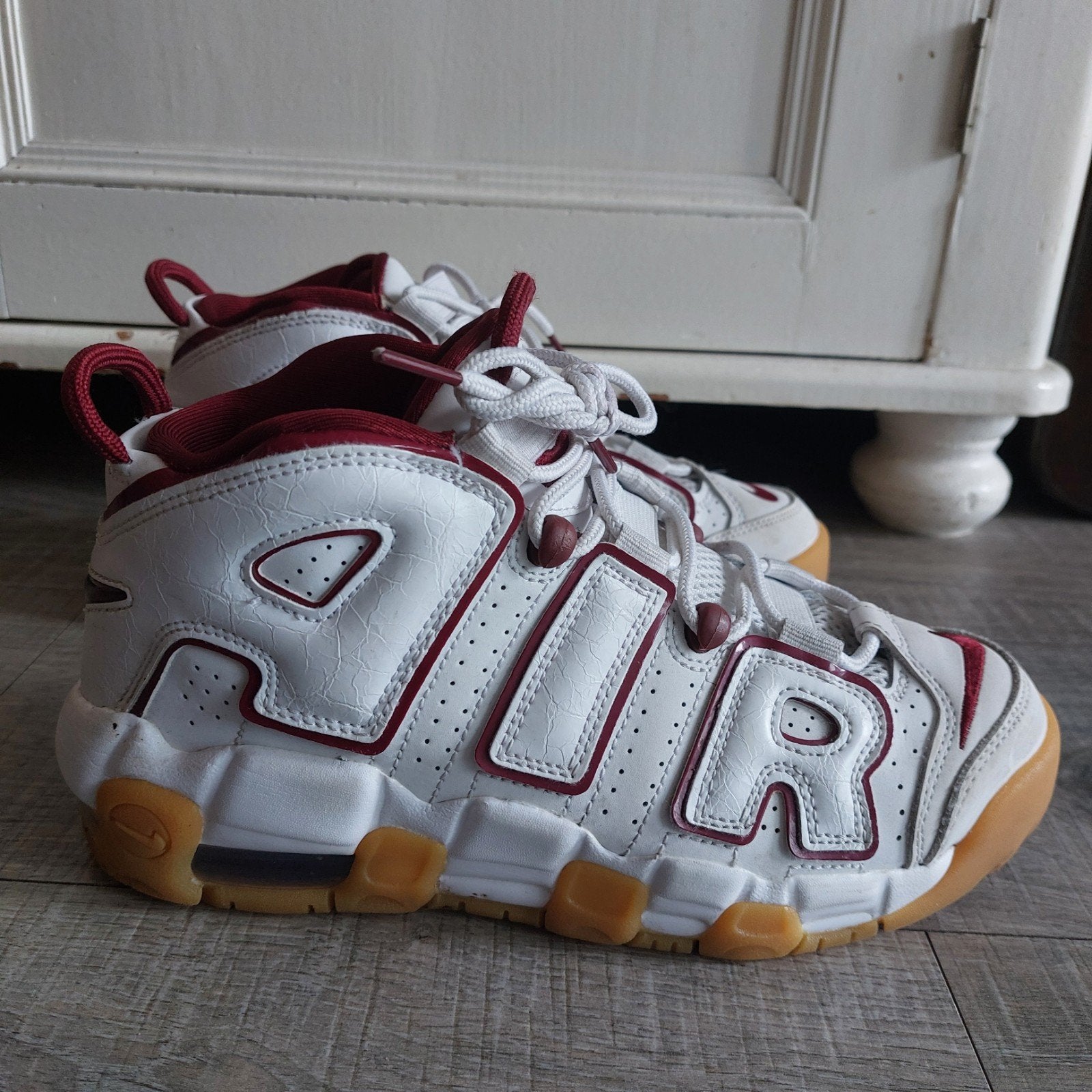 Nike Air More Uptempo sneakers 38, Wit, Nike, Ophalen of Verzenden, Sneakers of Gympen