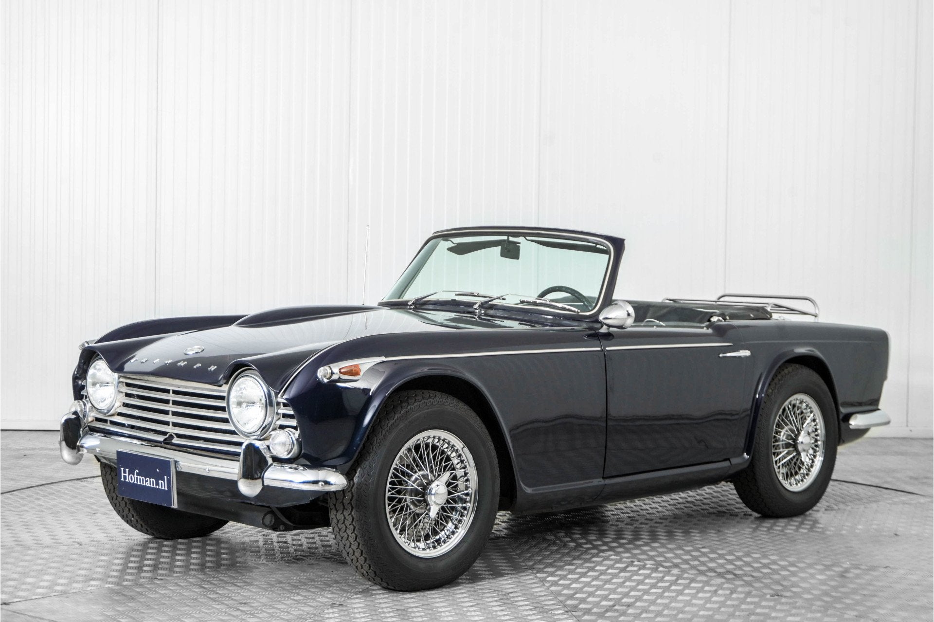 Triumph TR4A Overdrive (bj 1967), Auto's, Gebruikt, Overige modellen, Cabriolet, Blauw
