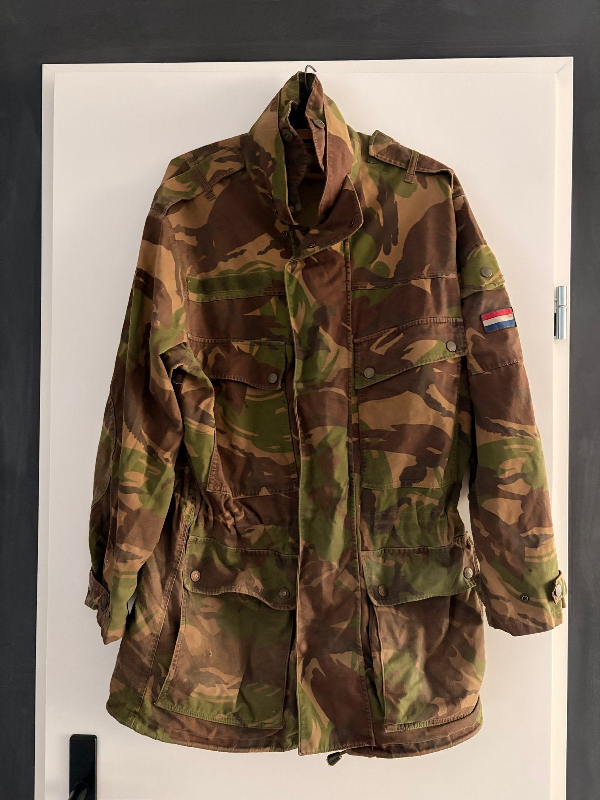 Nederlandse Leger Camouflage Jas - KL Feuchter Ringela, Ophalen of Verzenden, Landmacht, Nederland, Kleding of Schoenen