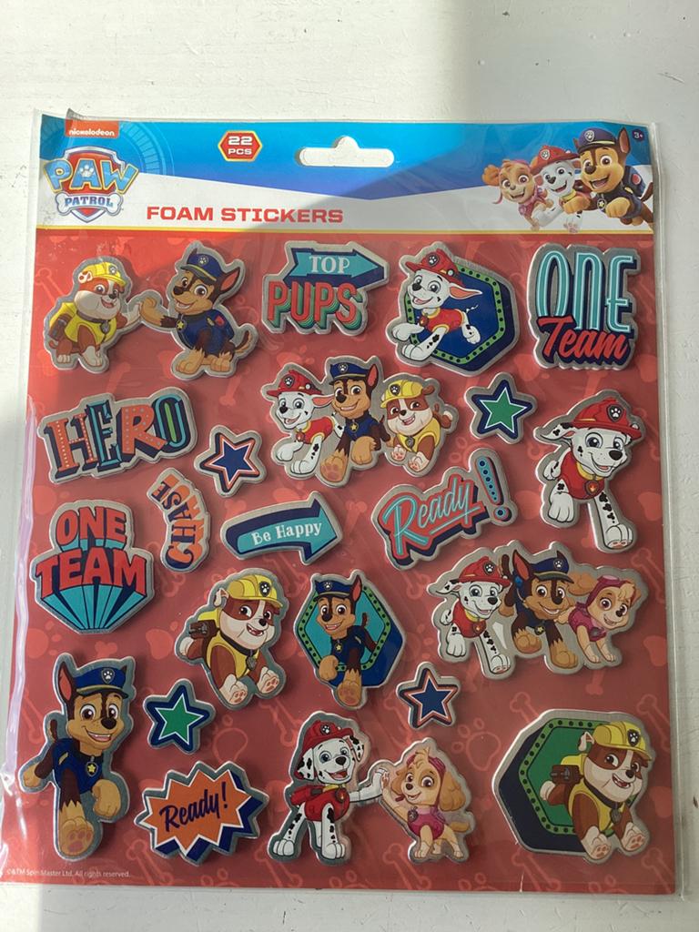 2 stickervellen Paw Patrol (nieuw), Verzenden, Nieuw, Tv, Overige typen