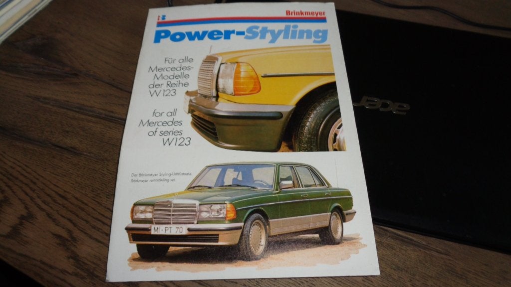 Power Styling  MERCEDES 123 modellen  van  BRINKMEYER, Verzenden, Zo goed als nieuw, Mercedes