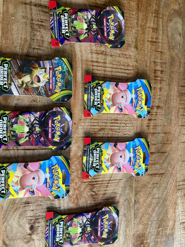 Pokémon Perfect Order Booster Packs (geopend), Ophalen of Verzenden, Gebruikt, Booster
