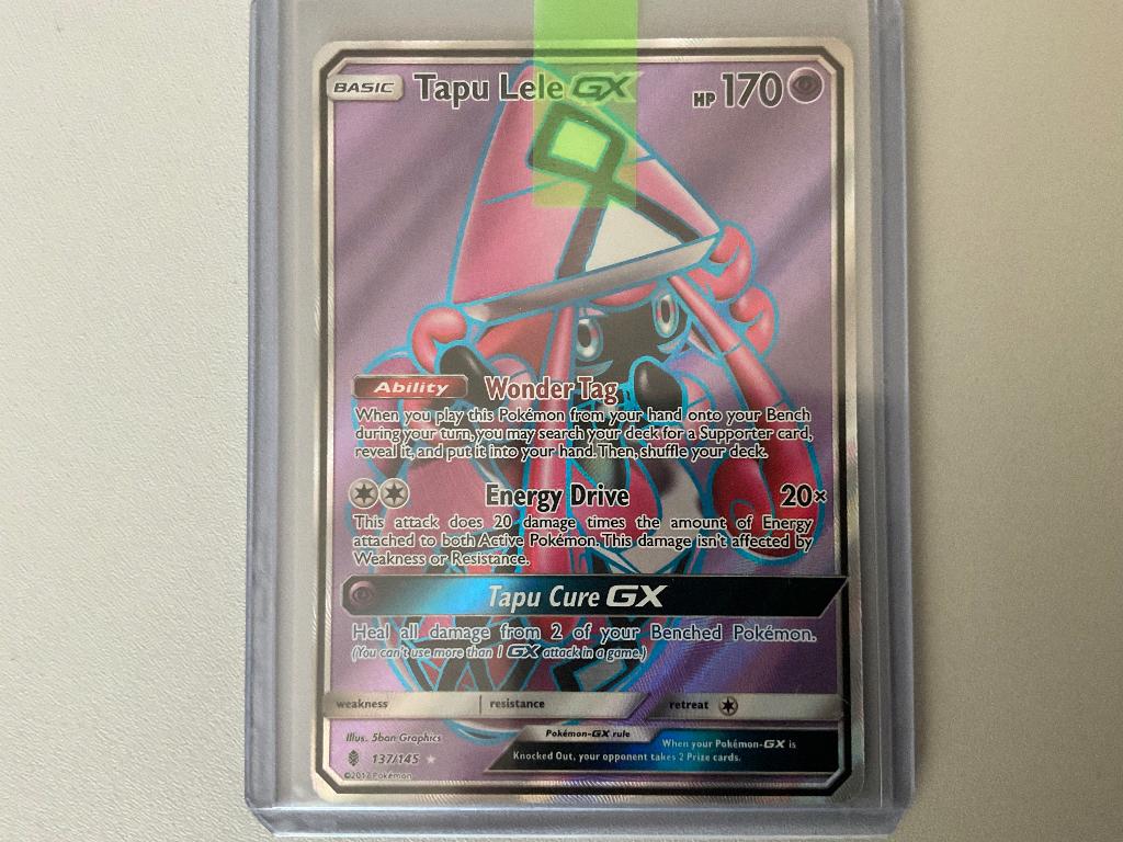 Tapu Lele GX (Full Art) - 137/145, Verzenden, Zo goed als nieuw, Losse kaart