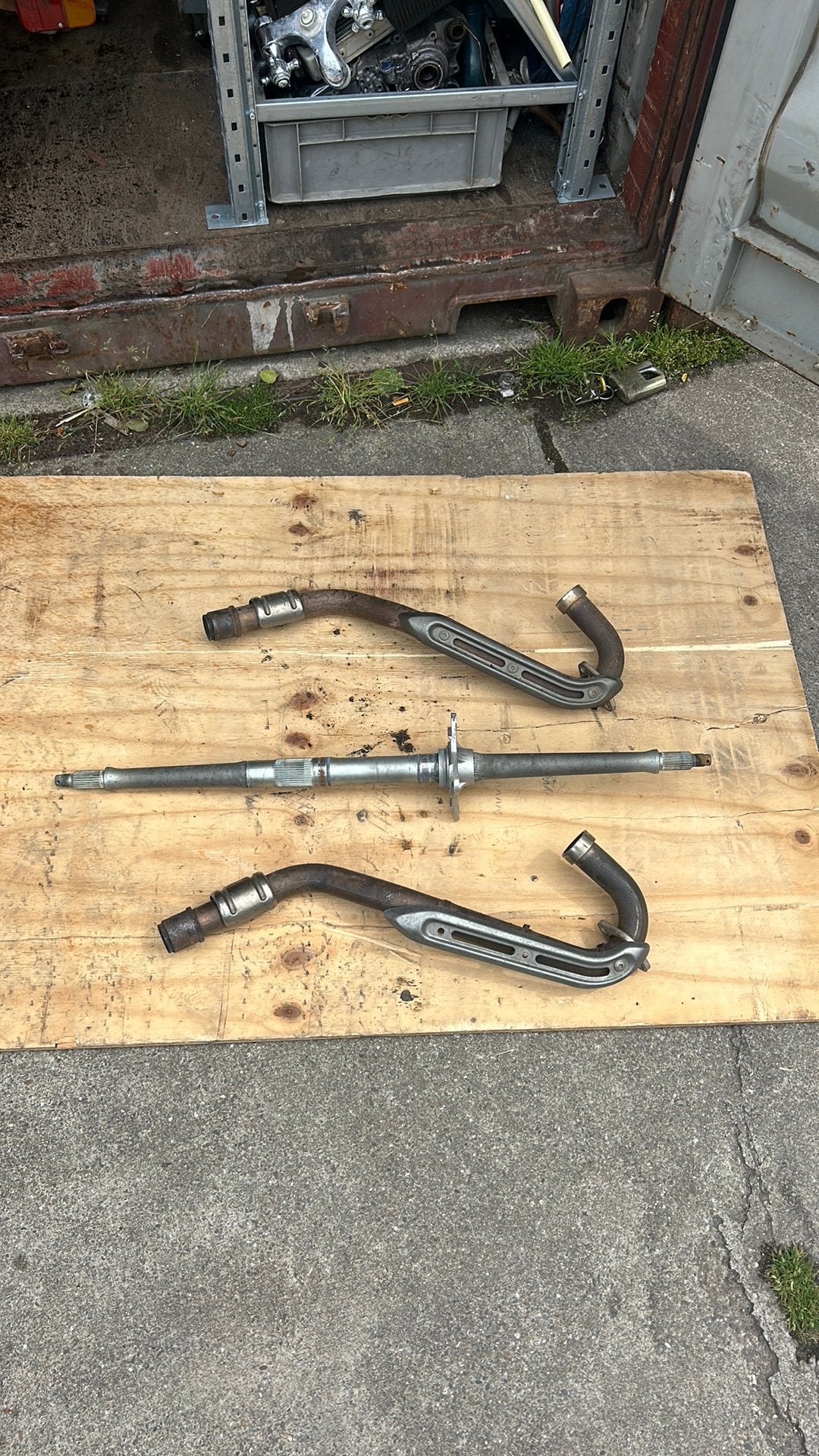 Honda trx 450 400 oem onderdelen achteras, Ophalen of Verzenden