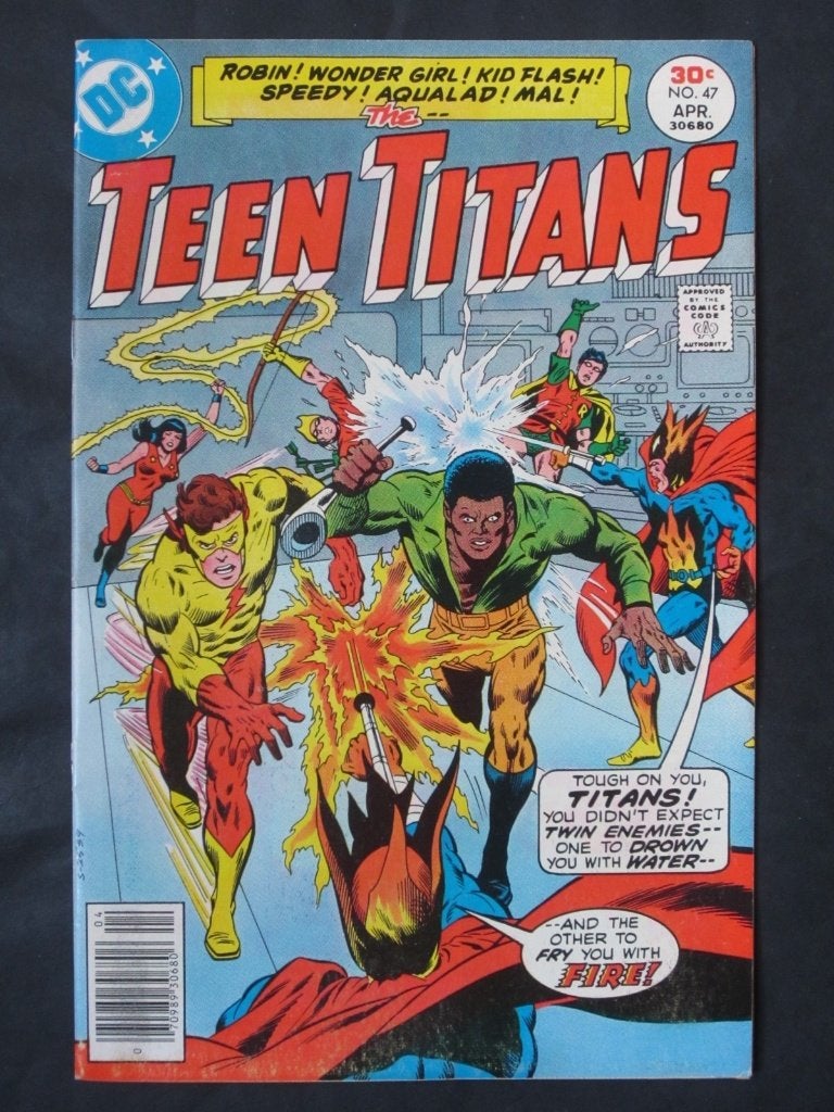 Teen Titans (1966 serie) #47 DC 1977 Key issue, Amerika, Verzenden, Gelezen, Eén comic