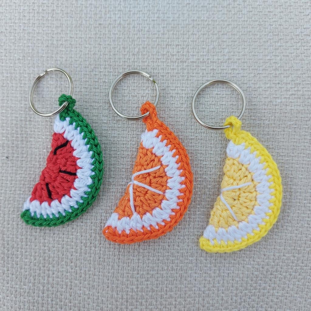 Gehaakte sleutelhanger fruit, Ophalen of Verzenden, Nieuw