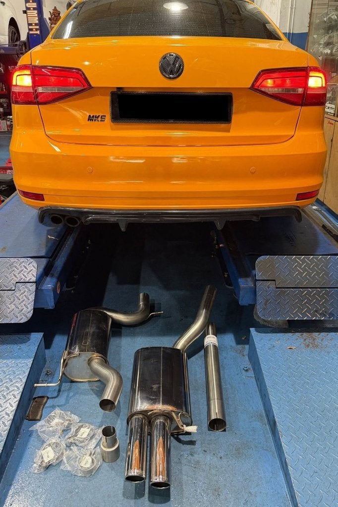 Bastuck catback uitlaatsysteem Volkswagen Jetta 1.4 TSI 05+