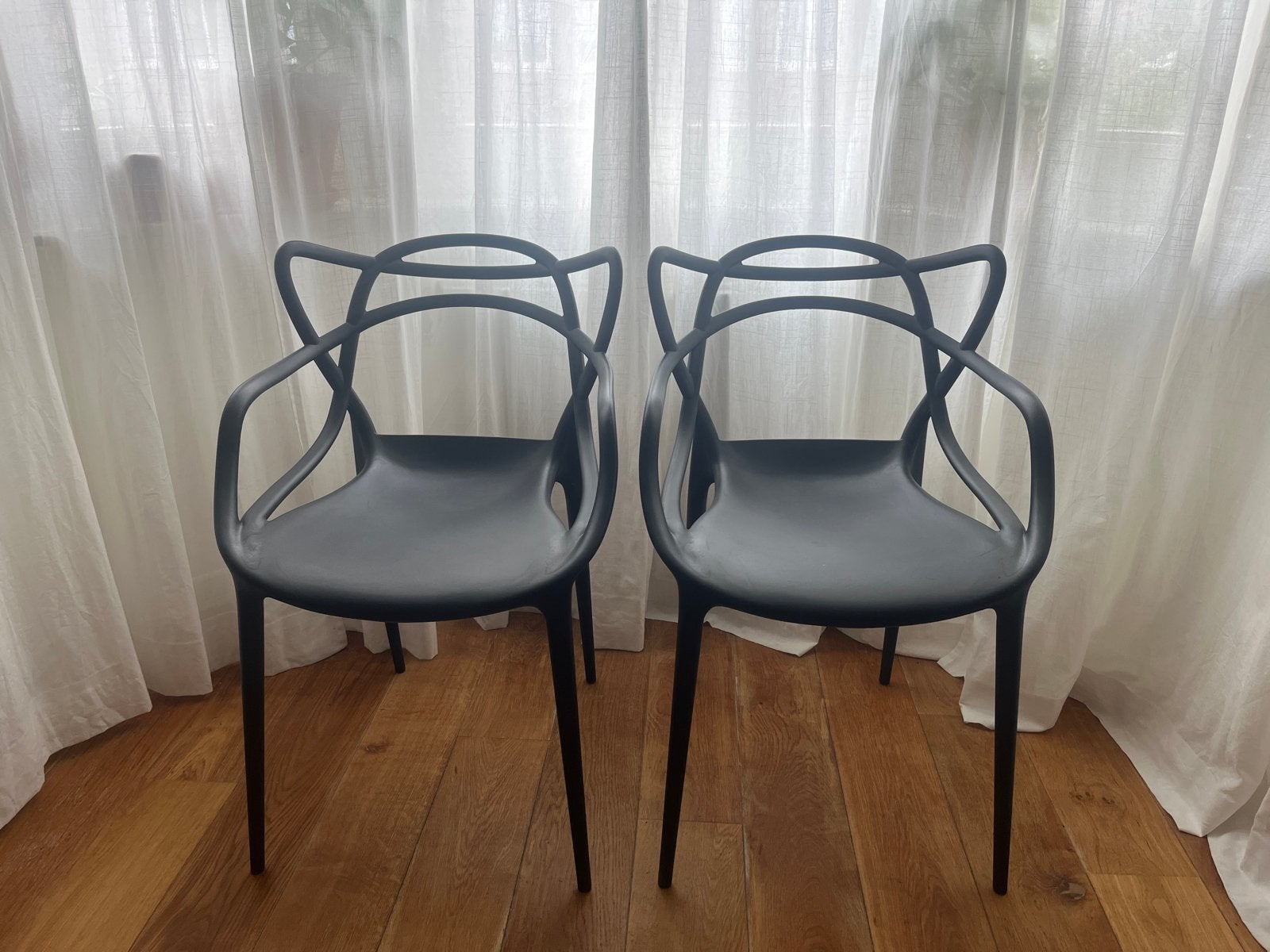 Kartell Masters stoelen (waarschijnlijk replica!), Huis en Inrichting, Stoelen, Ophalen, Kunststof, Gebruikt, Twee