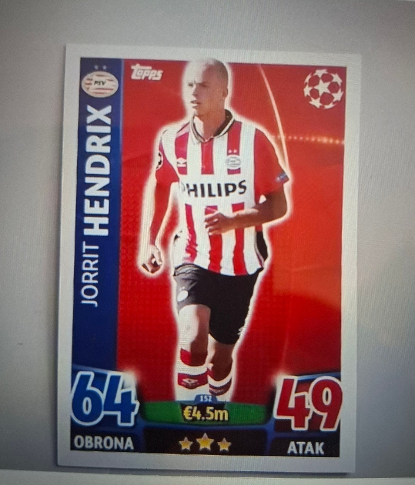 Jorrit Hendrix, Ophalen of Verzenden, Nieuw, PSV, Poster, Plaatje of Sticker