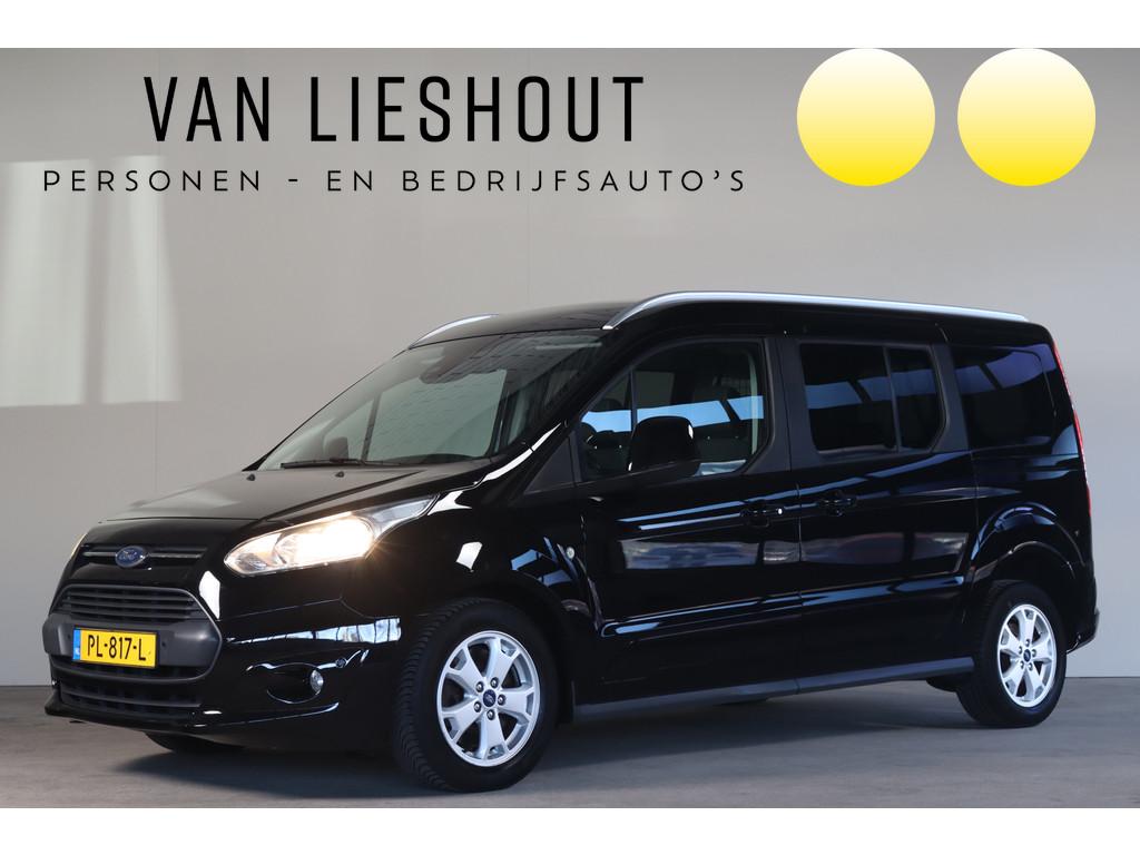 Ford Tourneo Connect Grand 1.5 TDCi Titanium - NL- Auto! Par, Auto's, Ford, Gebruikt, Euro 6, 4 cilinders, Onderhoudsboekje