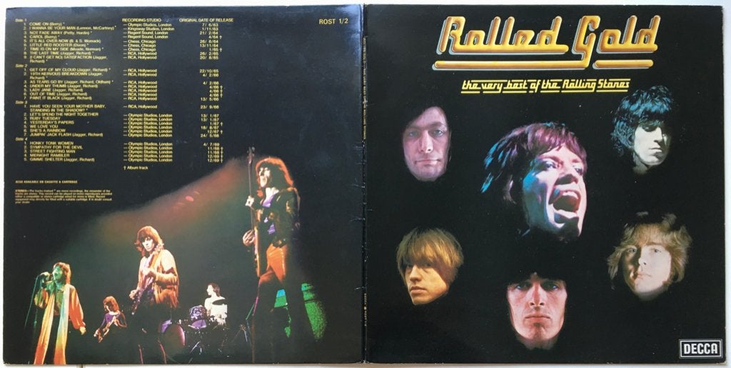 UKLP7. rolling stones Rolled Gold 2LP UK76 €20, Beschermende buitenhoes, Ophalen of Verzenden, Zo goed als nieuw, 12 inch