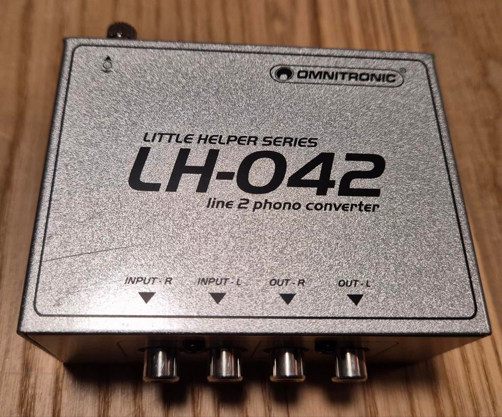 Omnitronic LH-042 Line naar Phono Converter, Ophalen of Verzenden, Gebruikt