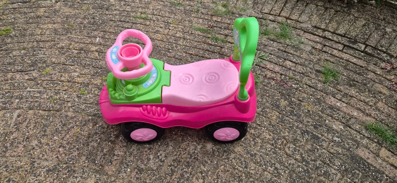 Roze loopauto voor kinderen, Ophalen, Gebruikt, Loopvoertuig