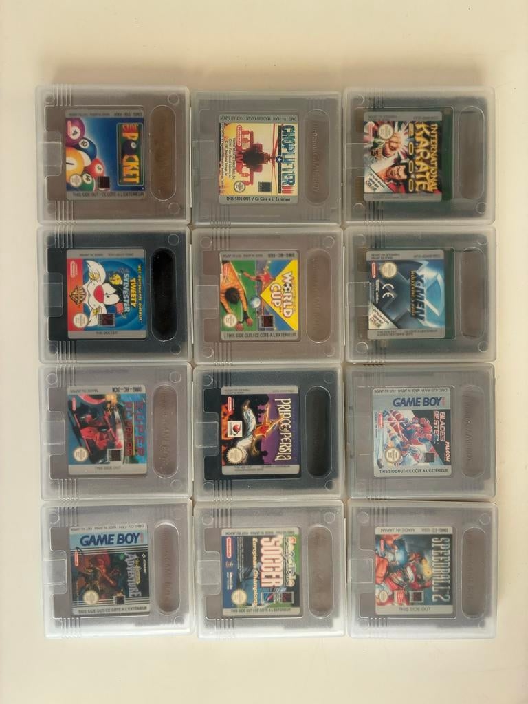 Large collection of Game Boy games (12 pieces), Spelcomputers en Games, Games | Nintendo Game Boy, Gebruikt, Overige genres, 1 speler