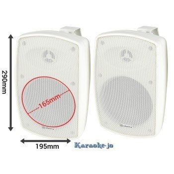 DAP EVO 6 - passieve 6.5-inch buiten speakers Wit
