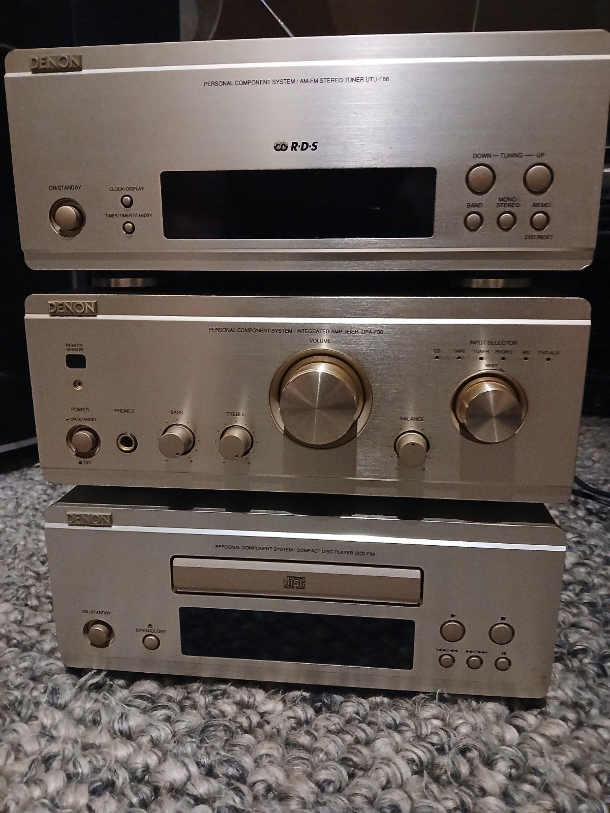 Denon Personal Component System UPA-F88, UTU-F88, UCD-F88, Ophalen, Gebruikt, Denon, Losse componenten