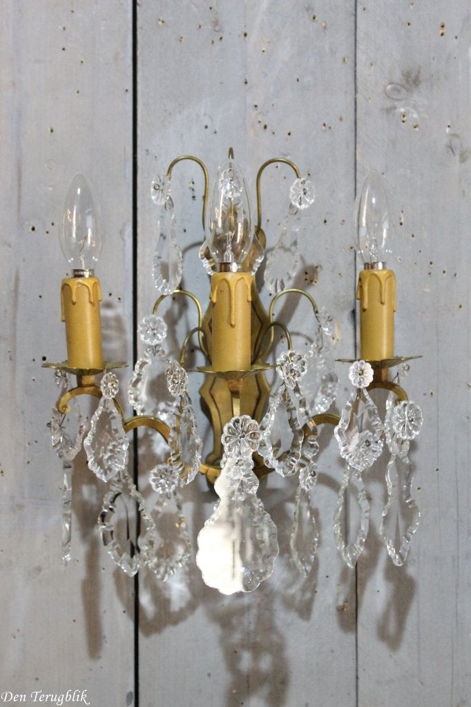 1 Franse wandlamp, Ophalen of Verzenden