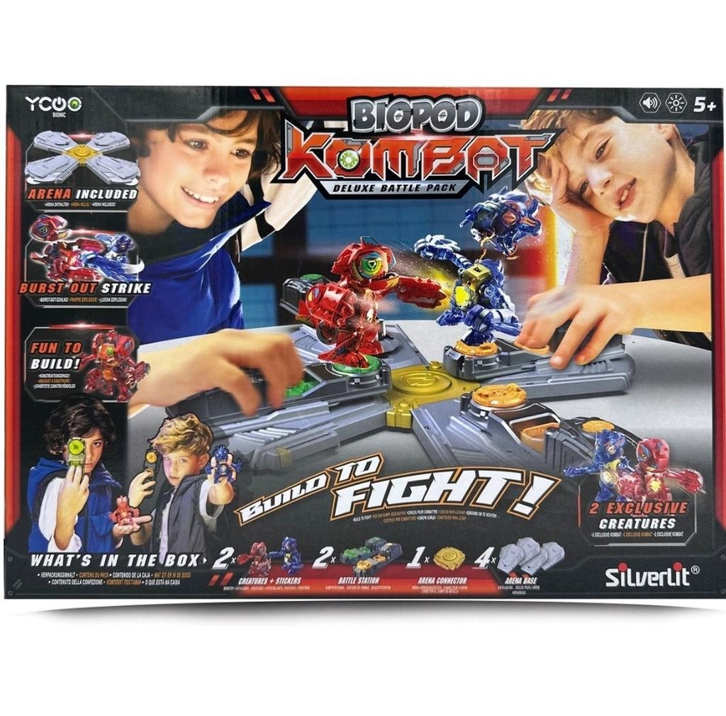 Biopod Kombat Battle Deluxe Set - incl. Battle Arena, Nieuw, Ophalen of Verzenden, Niet gespecificeerd, Niet gespecificeerd