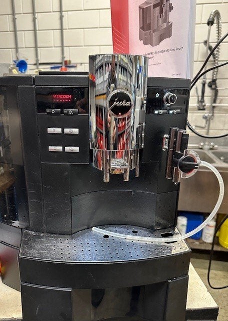 Koffiemachine Jura Xs9 One Touch Cappuccino, Witgoed en Apparatuur, Koffiezetapparaten, Niet ingevuld, Gebruikt, Espresso apparaat