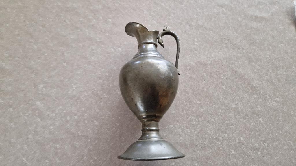 tinnen decoratie vaasjes kannetjes, Antiek en Kunst, Antiek | Tin, Ophalen of Verzenden