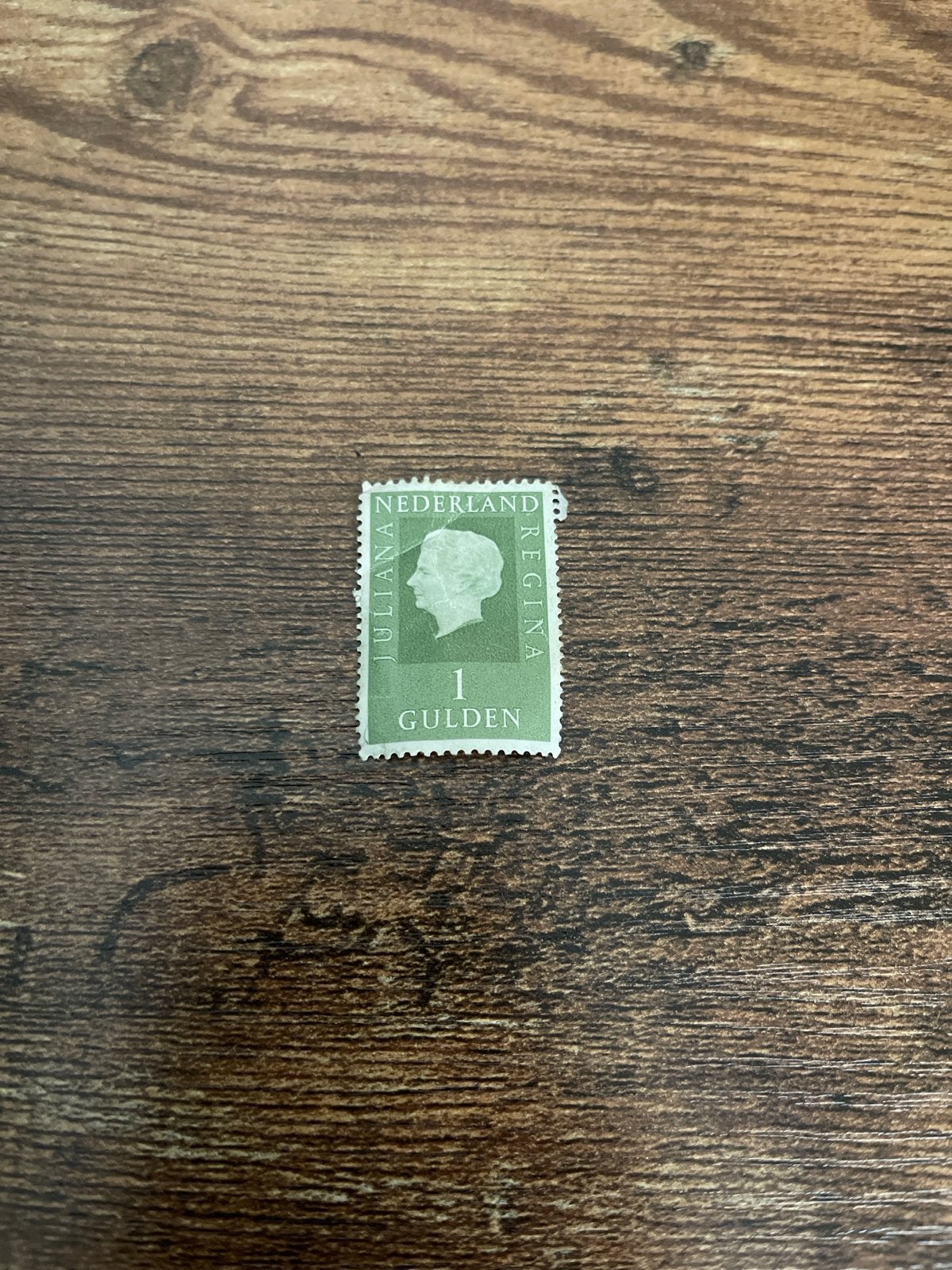 Nederlandse postzegel 1 Gulden Juliana Regina, Postzegels en Munten, Postzegels | Nederland, Ophalen, Na 1940, Gestempeld