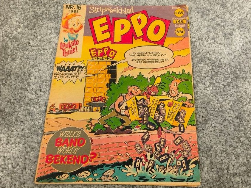 Eppo weekblad 16 - 1985, Boeken, Stripboeken, Gelezen, Eén stripboek, Diverse auteurs, Ophalen of Verzenden