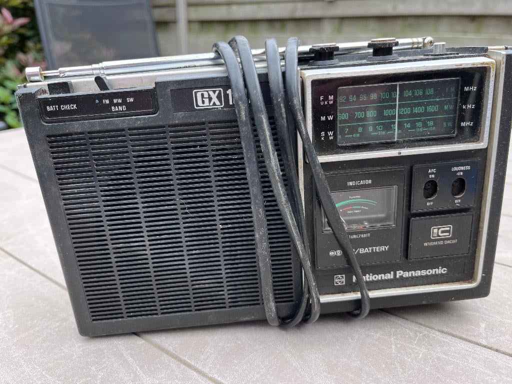 Panasonic radio GX1802, Audio, Tv en Foto, Radio's, Ophalen, Gebruikt, Radio