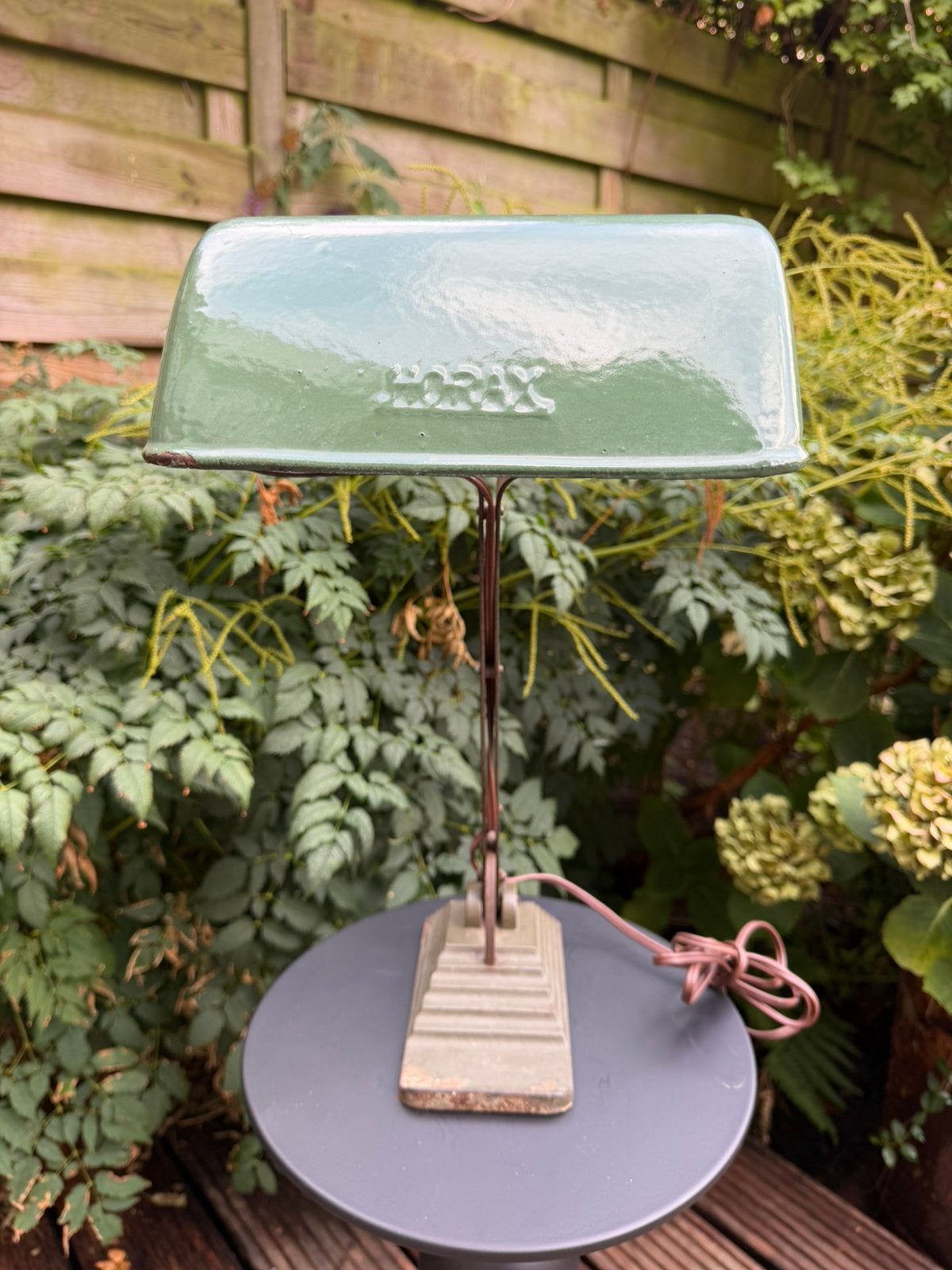HORAX Bauhaus bankierslamp jaren ’30 – origineel Art Deco, Antiek en Kunst, Antiek | Lampen, Ophalen of Verzenden