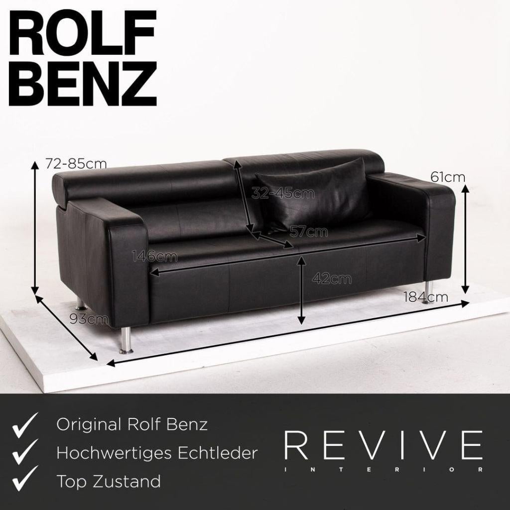 Designer bank Rolf Benz, Ophalen, 150 tot 200 cm, Driepersoons, Zo goed als nieuw