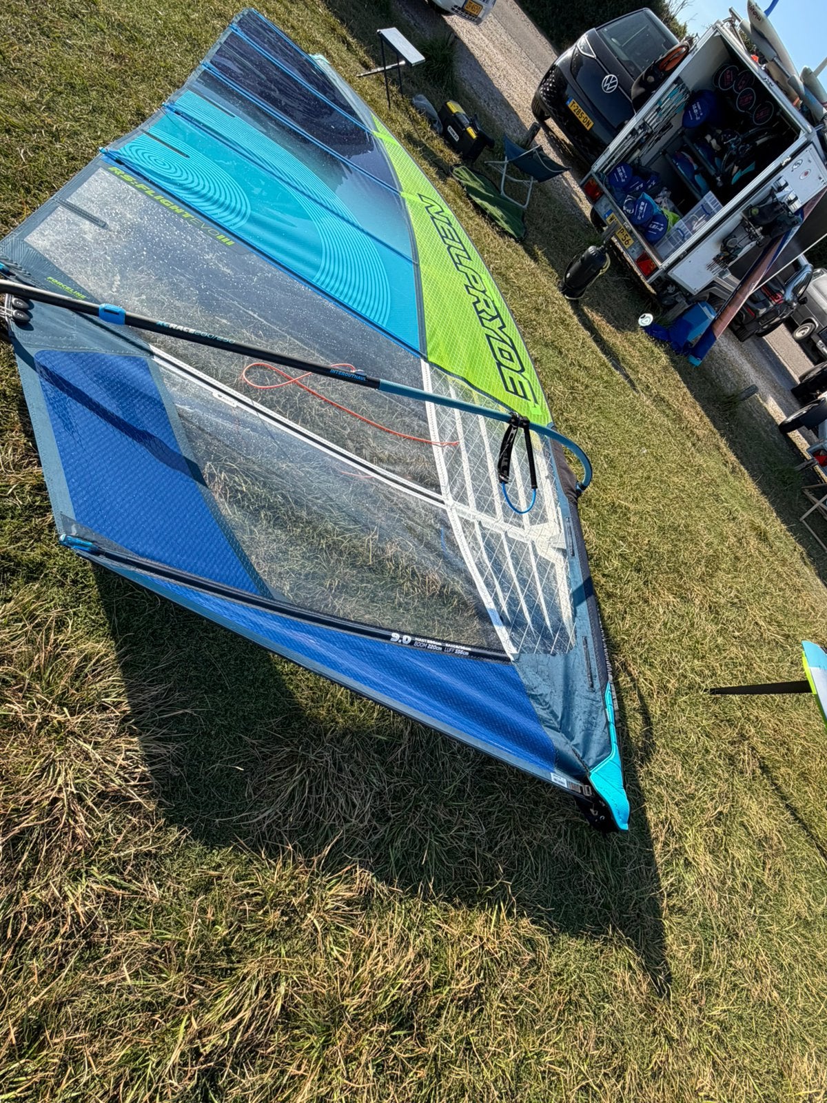 EVO FLIGHT XIII 9.0 Neilpryde, Watersport en Boten, Ophalen, Zo goed als nieuw, Zeil
