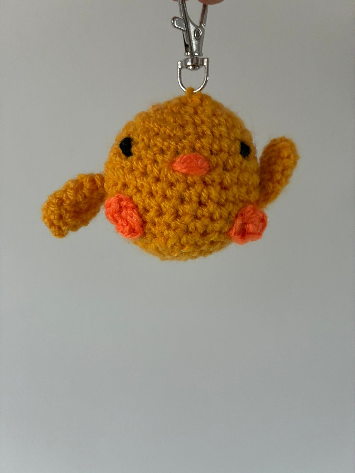 Gehaakte sleutelhanger - kuikentje, Ophalen of Verzenden, Nieuw, Knuffel of Figuurtje