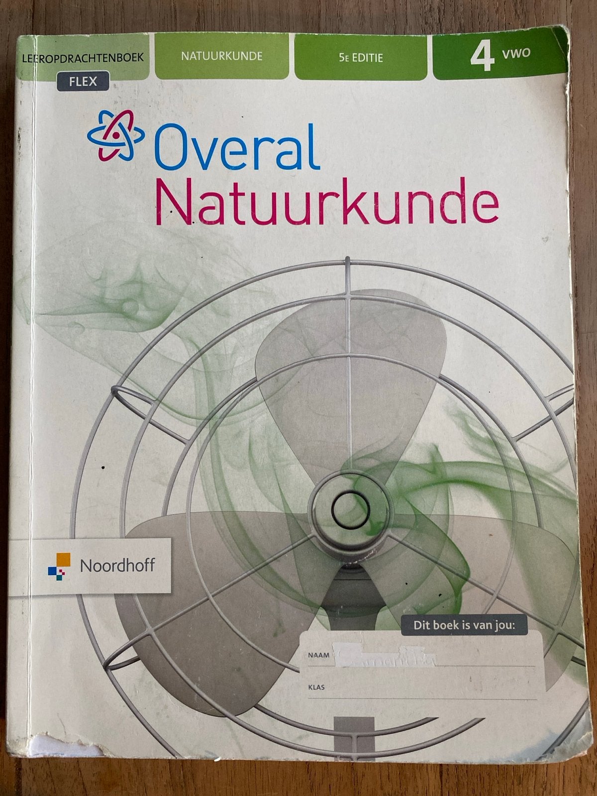 Overal Natuurkunde Leeropdrachtenboek 4 VWO 5e editie, Ophalen of Verzenden, Gelezen, VWO, Natuurkunde