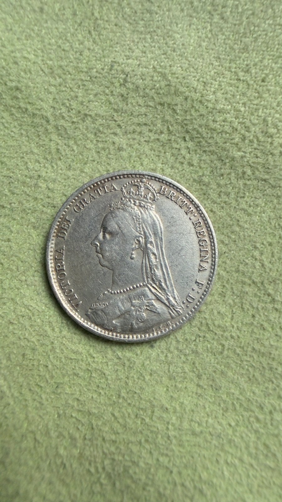 1890 GREAT BRITAIN 6 PENCE SILVER, Postzegels en Munten, Verzenden, Overige landen