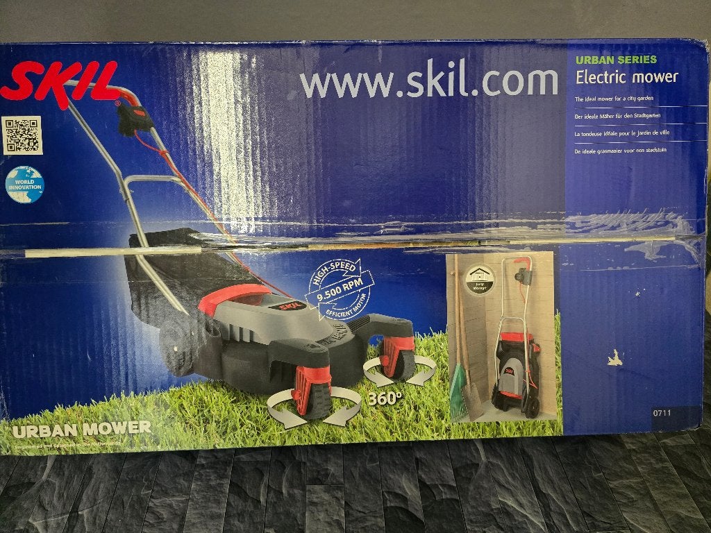 SKIL Urban Mower Elektrische Grasmaaier - Nieuw in Doos, Tuin en Terras, Cirkelmaaier, Elektrische grasmaaier, Nieuw, Ophalen of Verzenden