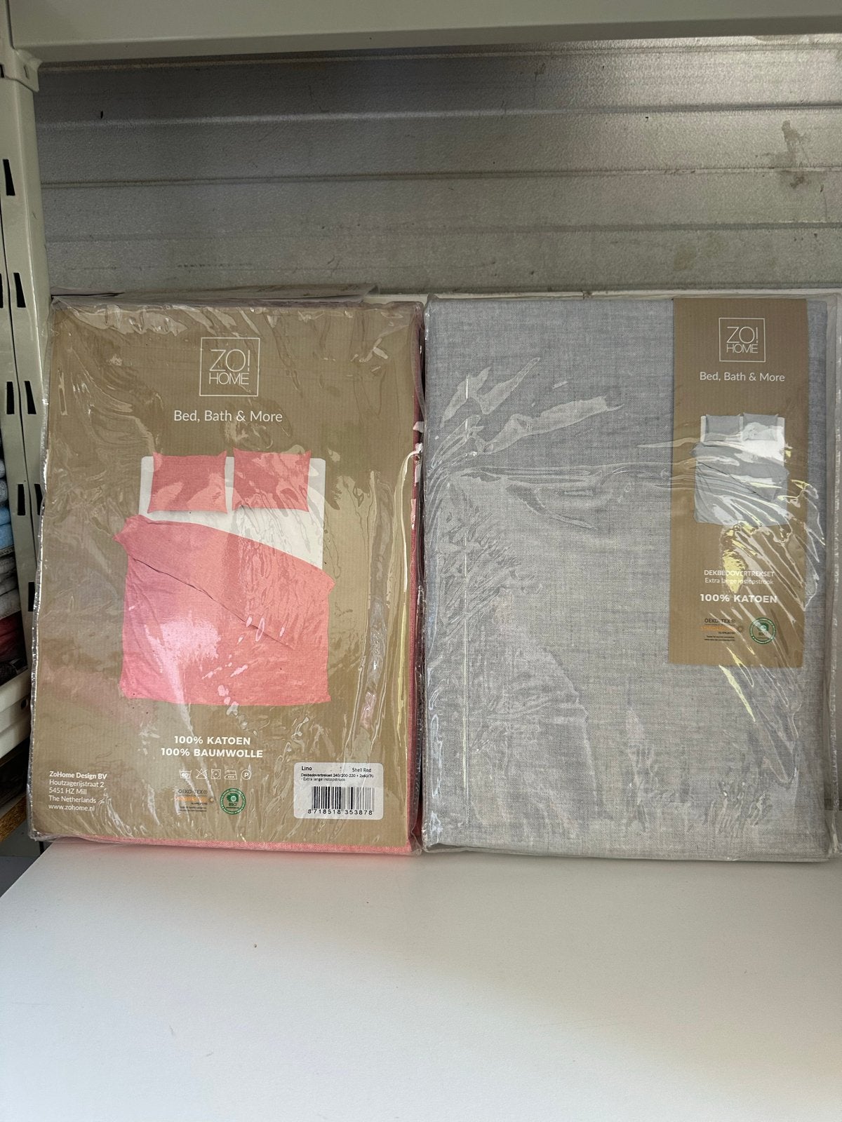 Partij van 150 stuks dekbedovertrekken - Diverse kleuren, Ophalen, Overige merken, Nieuw, 4462gc
