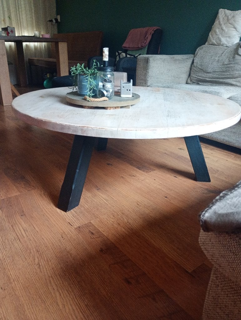 Salontafel, Ophalen, 100 tot 150 cm, Rond, 50 tot 100 cm