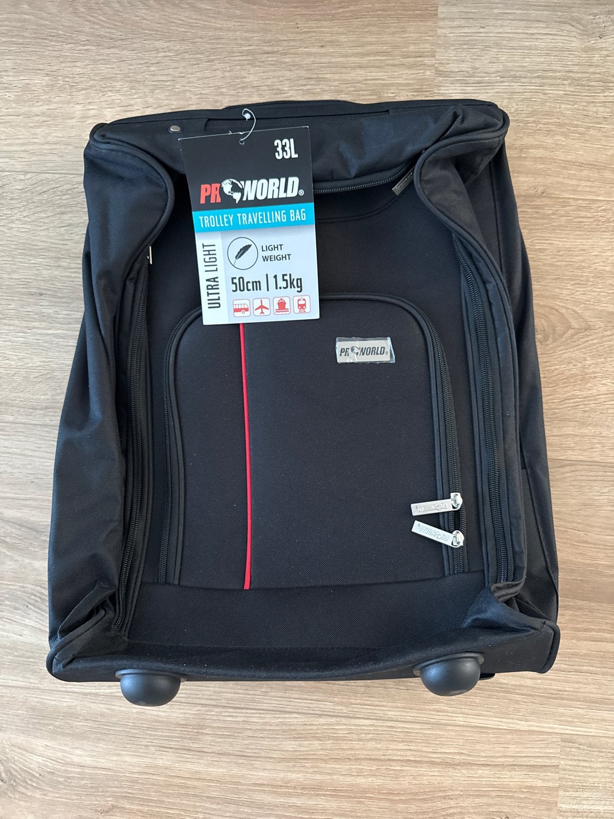 PRO WORLD Trolley Reistas - 33L, 50cm, 1.5kg, Sieraden, Tassen en Uiterlijk, Koffers, Nieuw, Minder dan 50 cm, Minder dan 35 cm