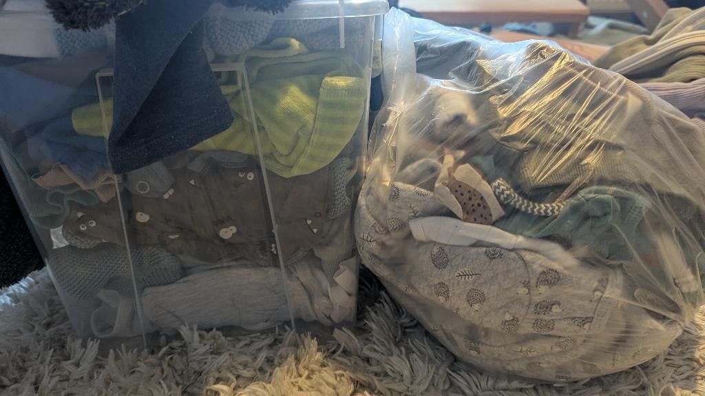 Baby jongens kledingpakket, Ophalen, Gebruikt