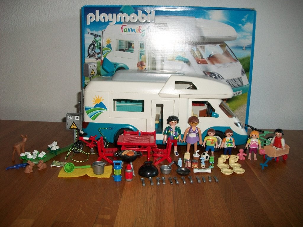 70088 de camper incl. doos, Kinderen en Baby's, Speelgoed | Playmobil, Complete set, Zo goed als nieuw, Family fun, Ophalen of Verzenden
