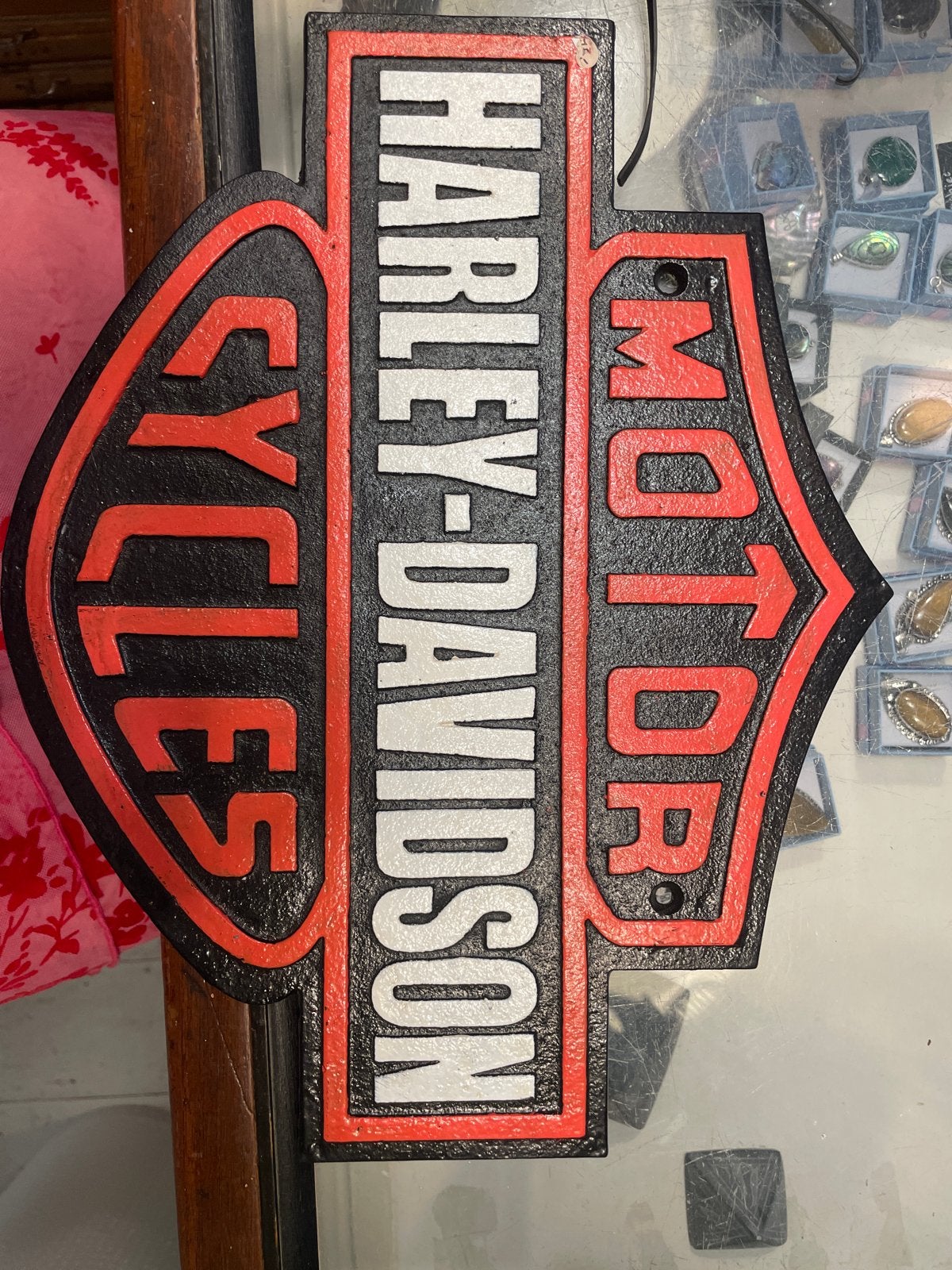 Harley-Davidson Motor Cycles metalen wandbord, Ophalen of Verzenden, Zo goed als nieuw, Motoren