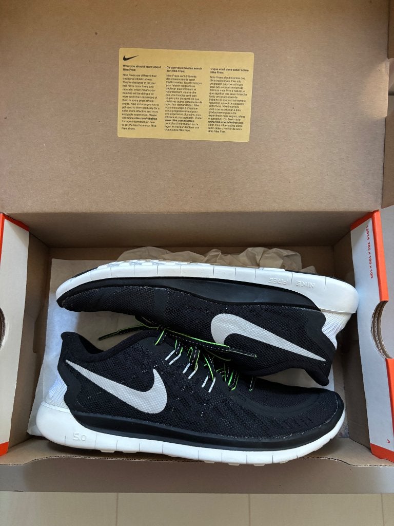 Nike Free 5.0, Ophalen, Zwart, Nike, Nieuw