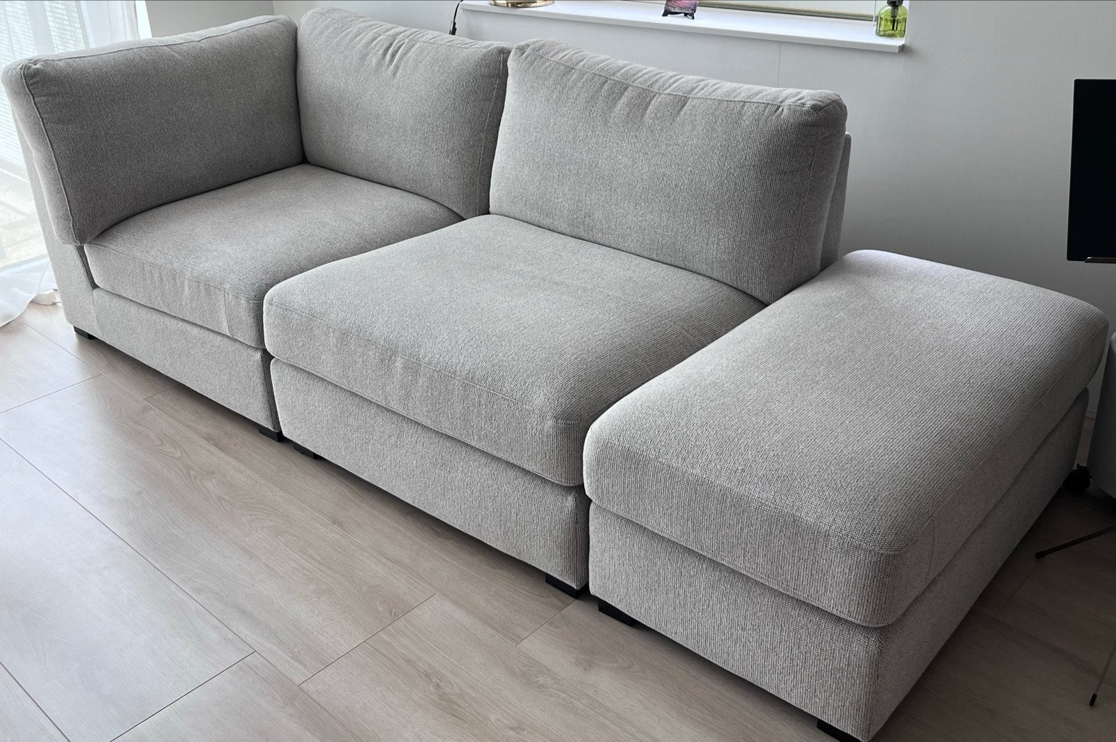 Montel Infinity Square Modulaire Hoekbank -Zo goed als nieuw, Ophalen, 250 tot 300 cm, 100 tot 125 cm, Hoekbank