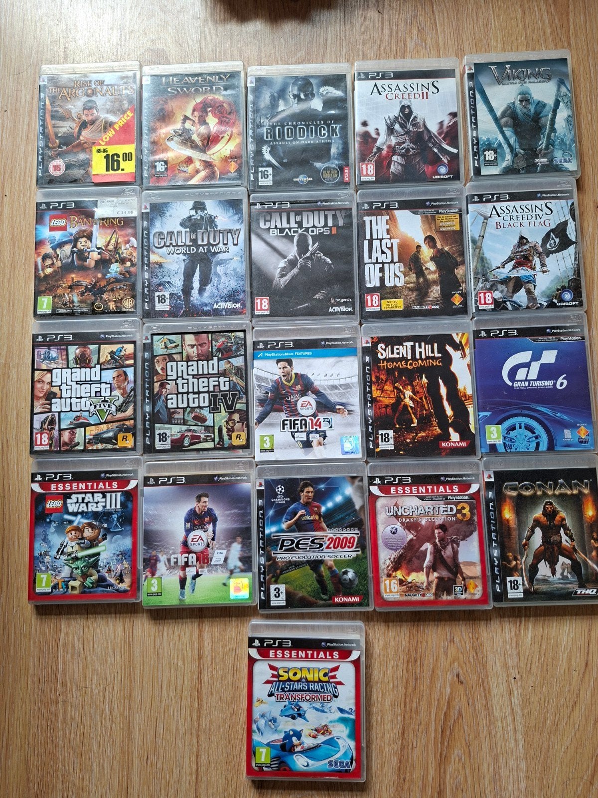 21 play station 3 spelletjes 2 controllers, Spelcomputers en Games, Games | Sony PlayStation 3, Gebruikt, Avontuur en Actie, 1 speler
