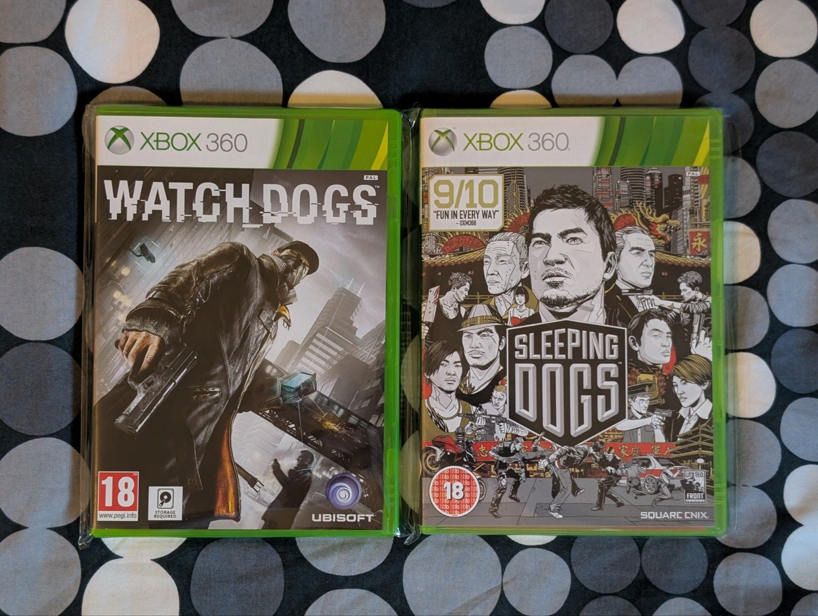 Watch Dogs + Sleeping Dogs voor de Xbox 360, Spelcomputers en Games, Avontuur en Actie, Gebruikt, Vanaf 18 jaar, 1 speler
