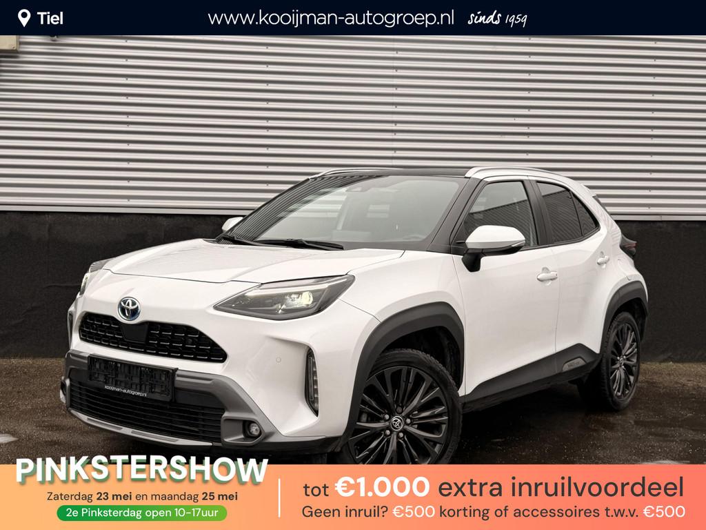 Toyota Yaris Cross 1.5 Hybrid Adventure AWD Automaat Panoram, Gebruikt, Wit, Bedrijf, Hybride Elektrisch/Benzine