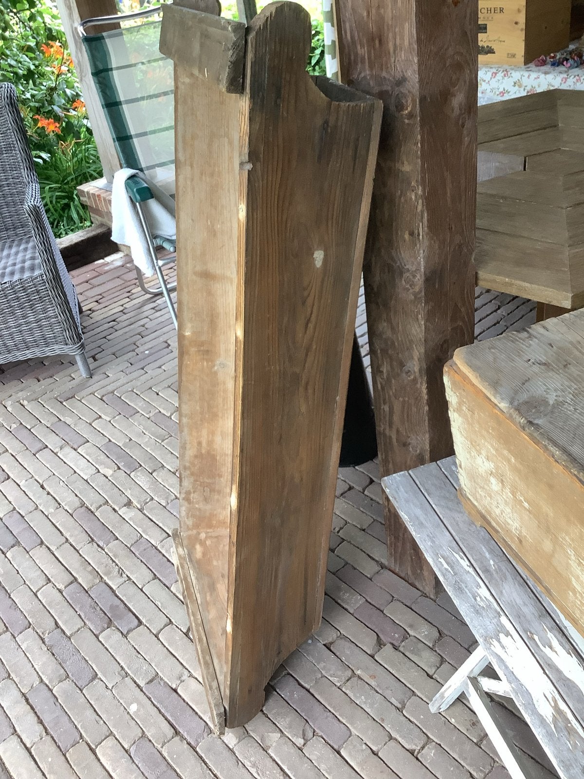 Antieke houten trog/bak - Decoratief en functioneel, Ophalen of Verzenden