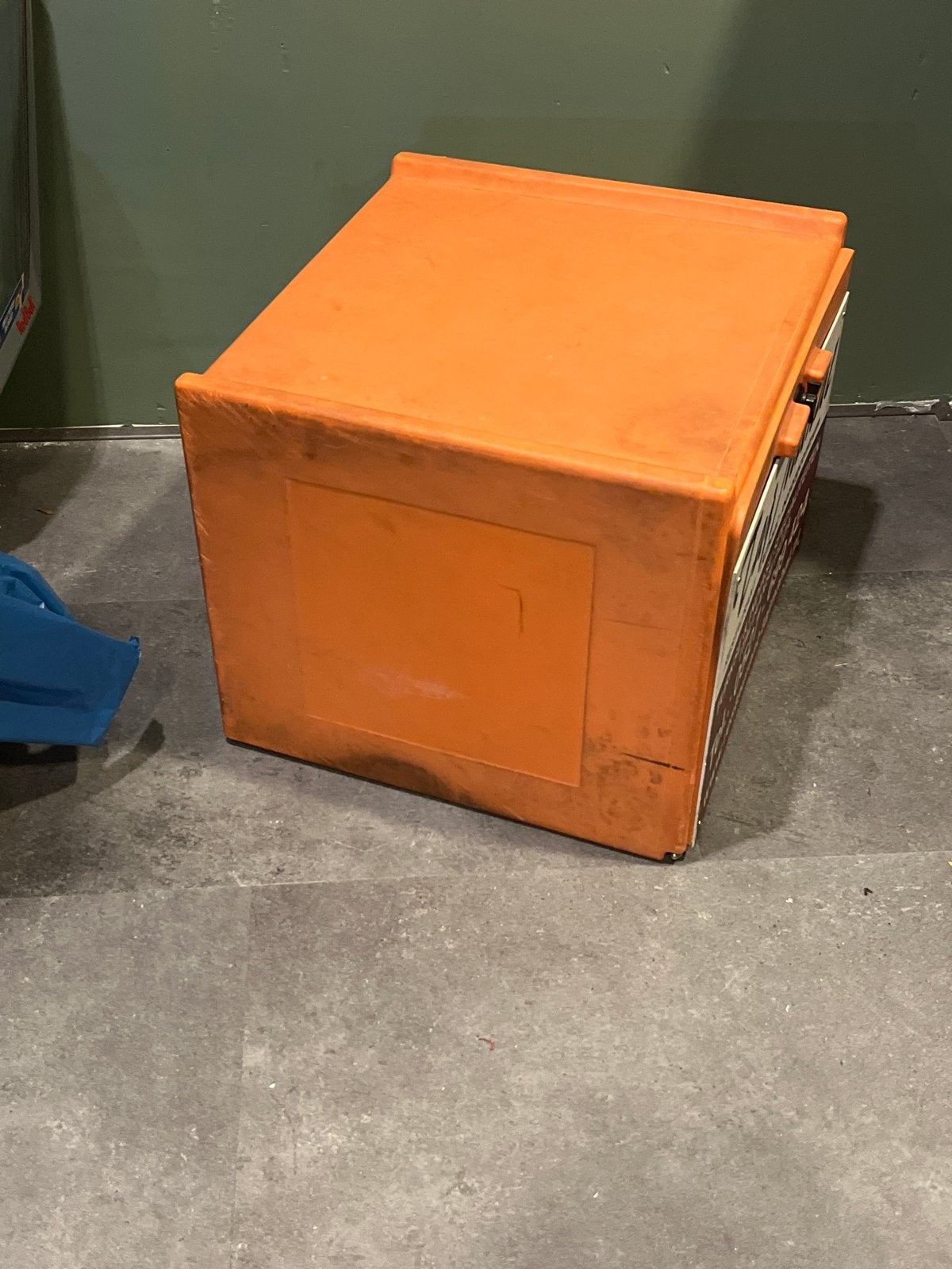Scooter bezorgbox - Oranje, ideaal voor maaltijdbezorging, Ophalen, Gebruikt, Overige typen, Overige merken