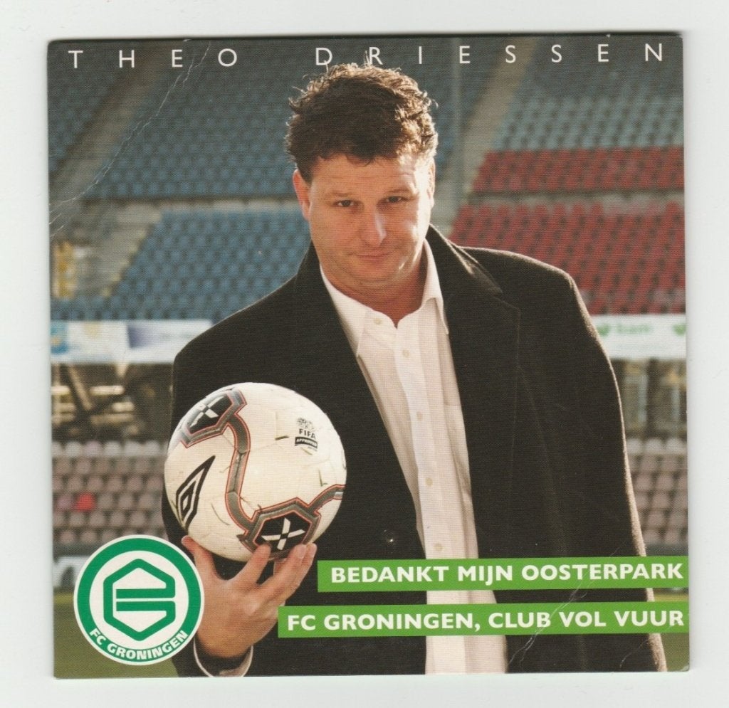 CD Theo Driessen - Bedankt mijn Oosterpark, FC Groningen clu, Verzenden, Gebruikt, Overige binnenlandse clubs, Overige typen