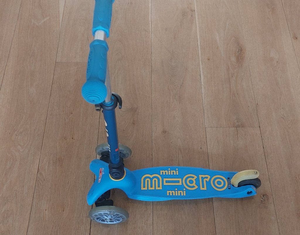Mini Micro Step oceaanblauw inklapbaar, Ophalen, Gebruikt, Gewone step, Mini Micro